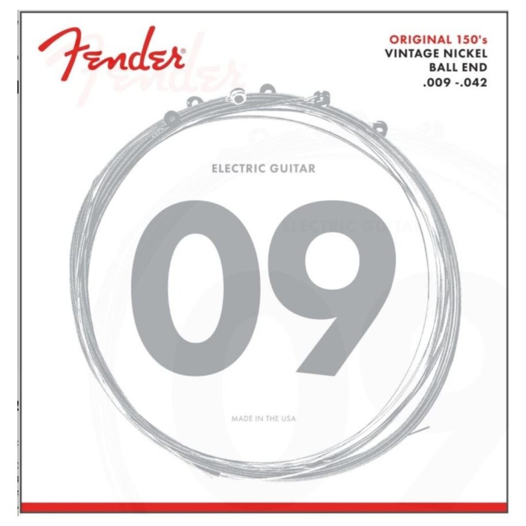 Fender 150L Pure Nickel Ball End Guitar Strings 9-42