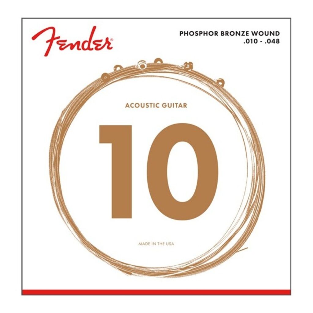 Fender 60XL Phosphor Bronze Acoustic Strings 10-48