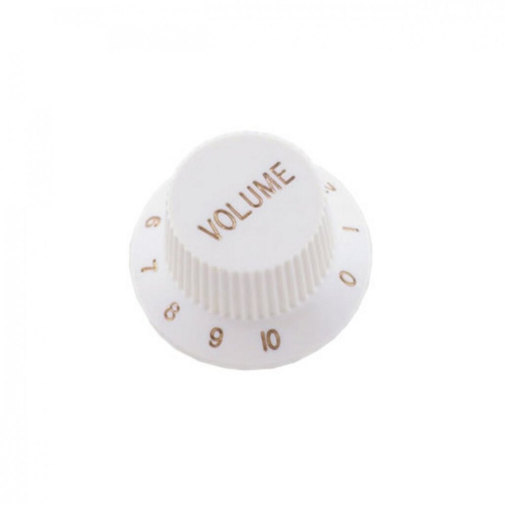 Guitarworks Guitar Volume Control Knob White