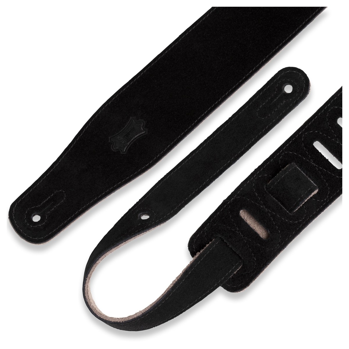 Levys MS26 Suede Leather Strap Black - Image 2
