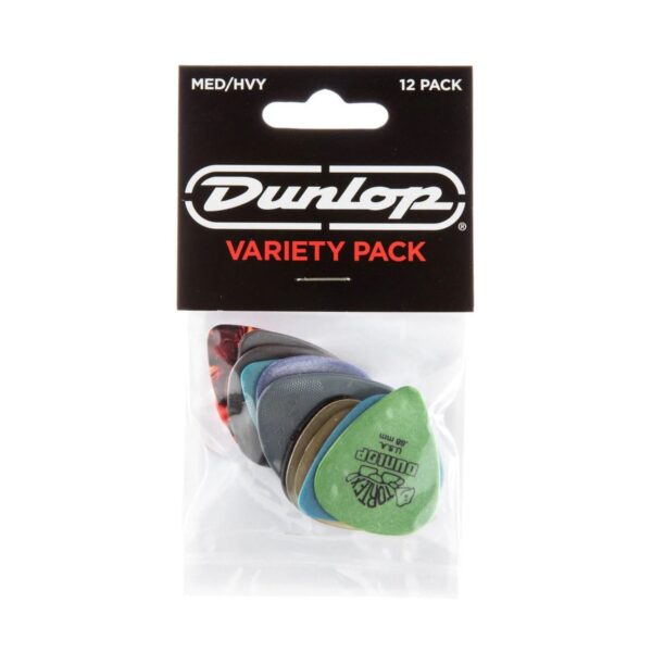 Dunlop PVP102-Pick Variety Pack Medium-Heavy Players Pack of 12 - Image 1