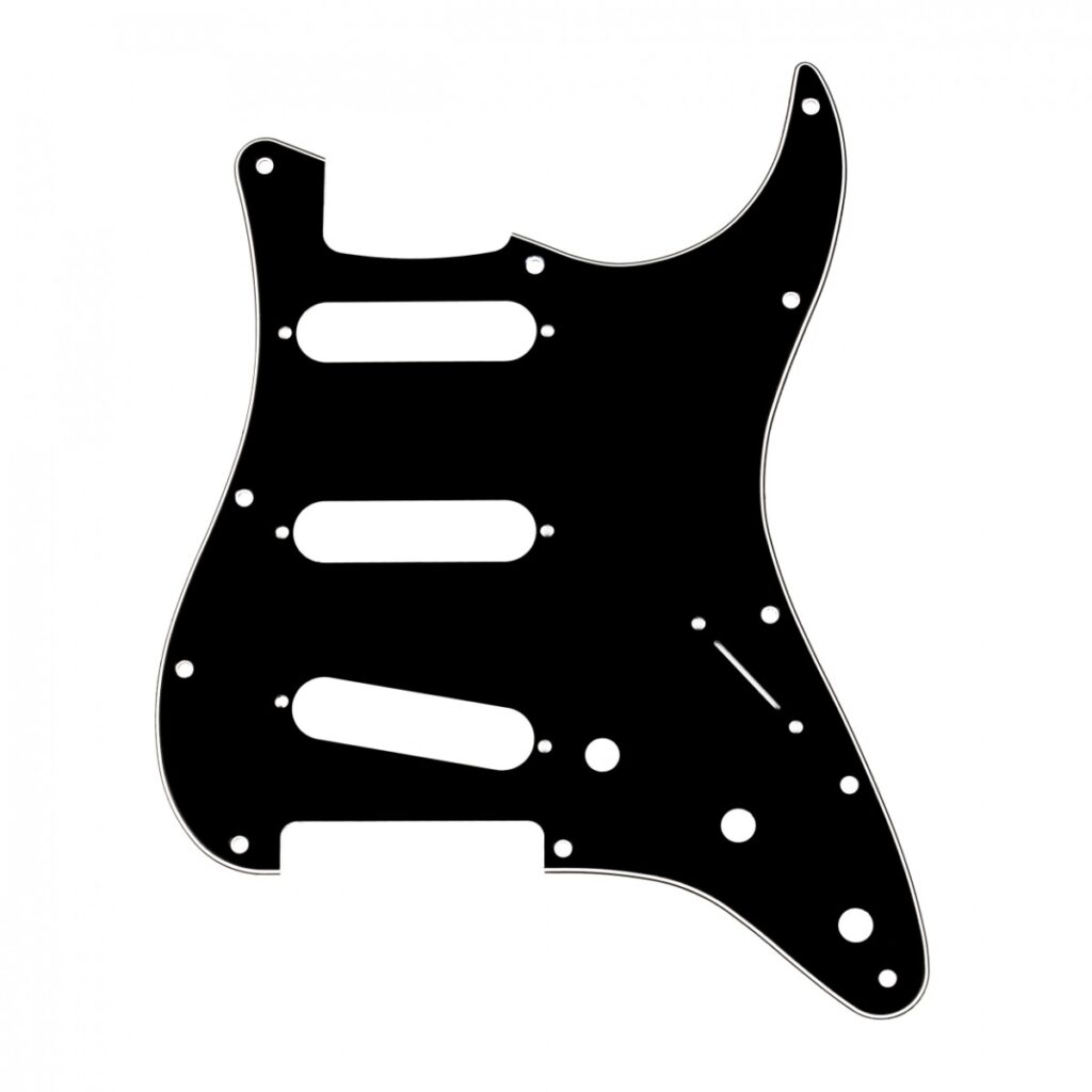 Fender 11-Hole Modern-Style Stratocaster Pickguard Black