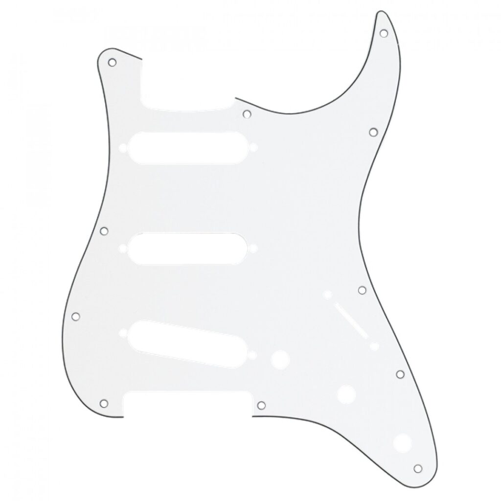 Fender 11-Hole Modern-Style Stratocaster Pickguard White