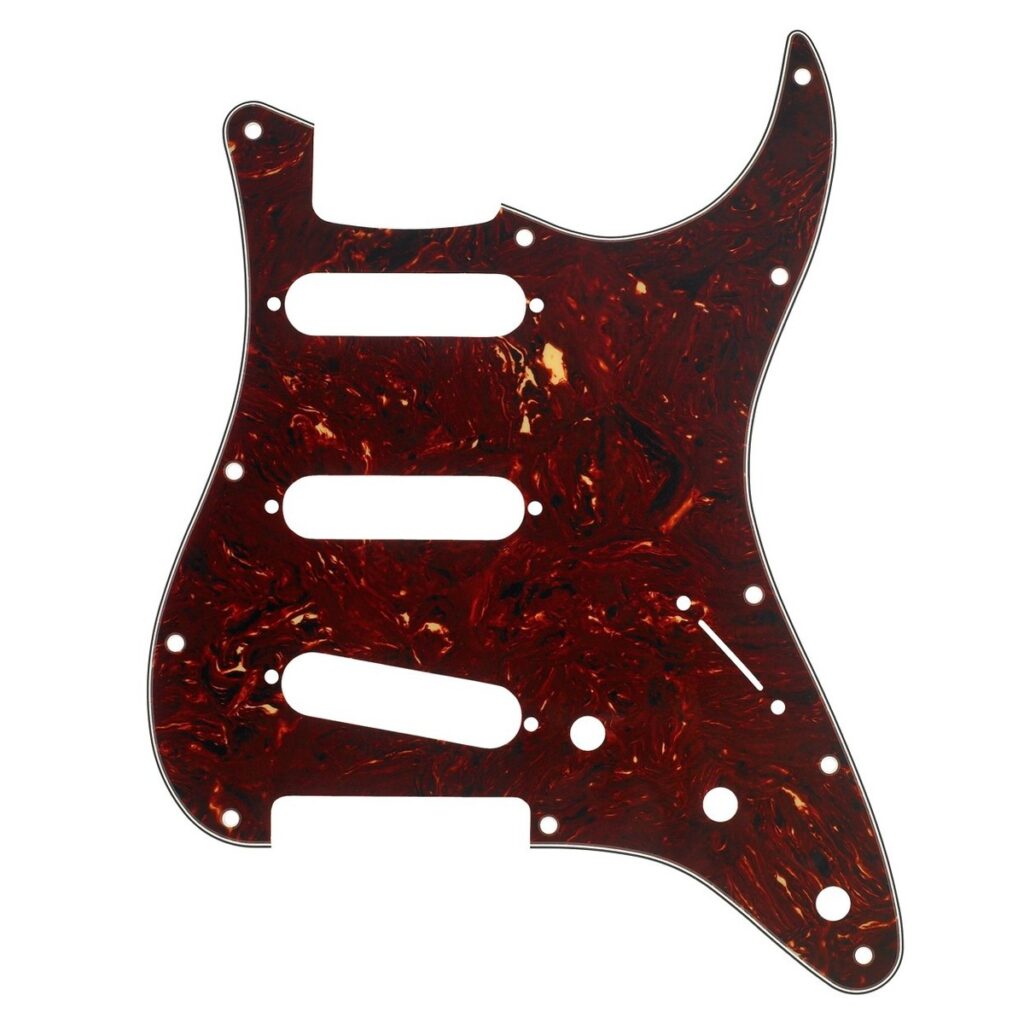Fender Pickguard Stratocaster SSS 11-Hole Tortoise Shell 4-Ply