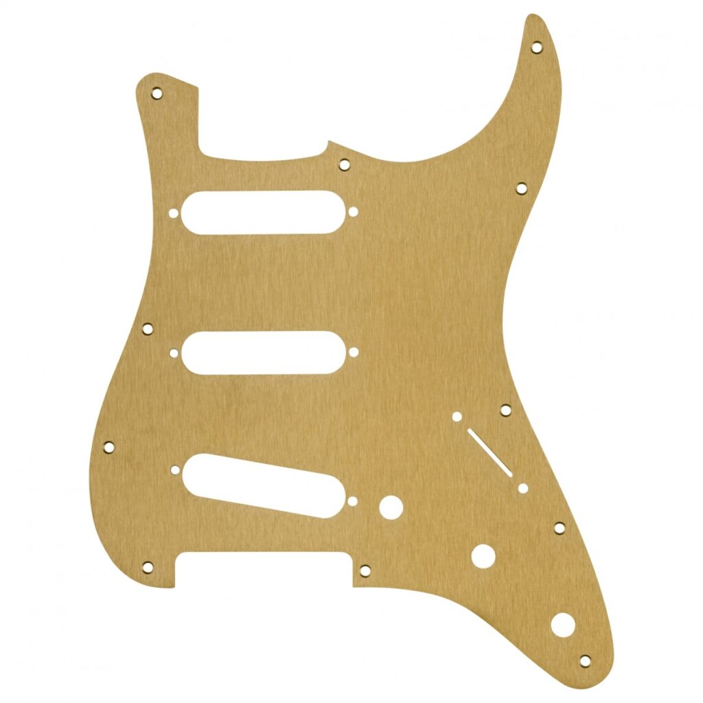 Fender 11-Hole Modern-Style Stratocaster Pickguard Gold