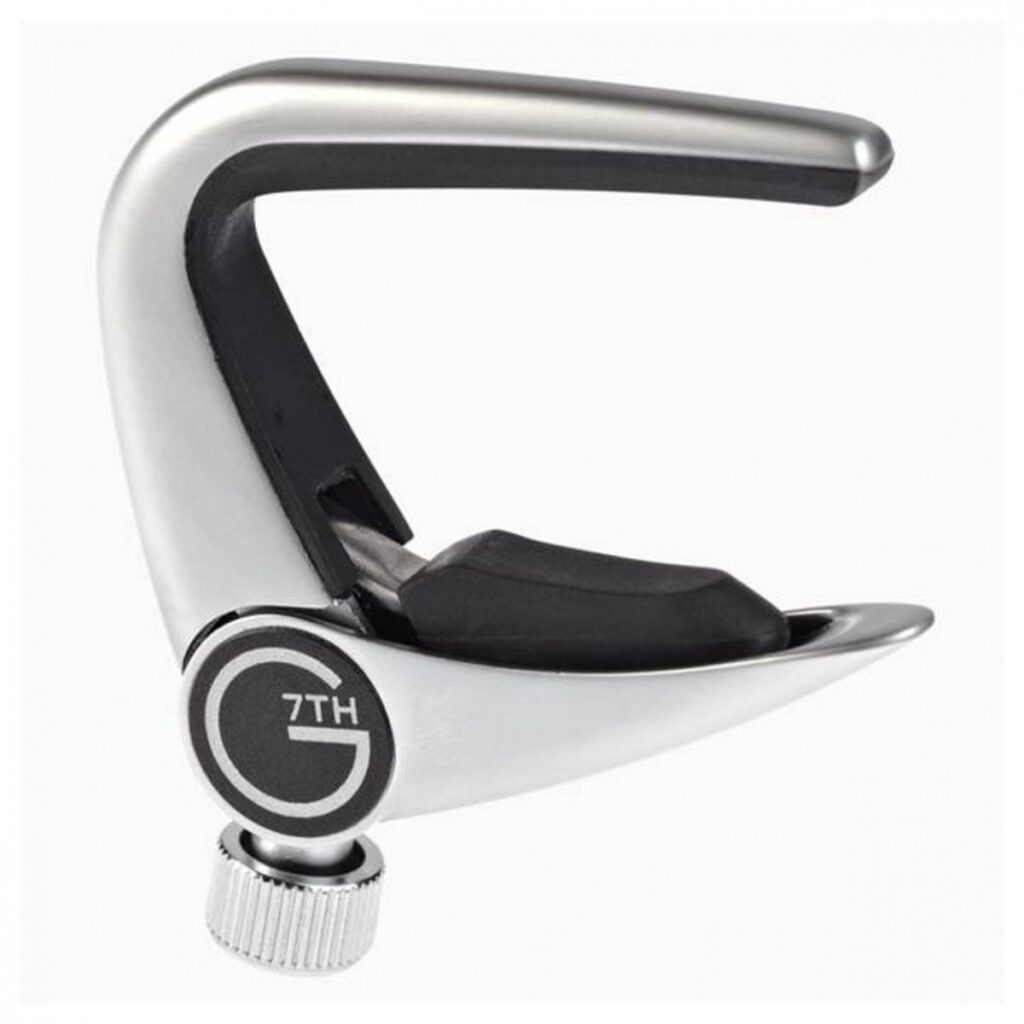 G7th Newport Low Profile Ukulele/Banjo Capo Silver