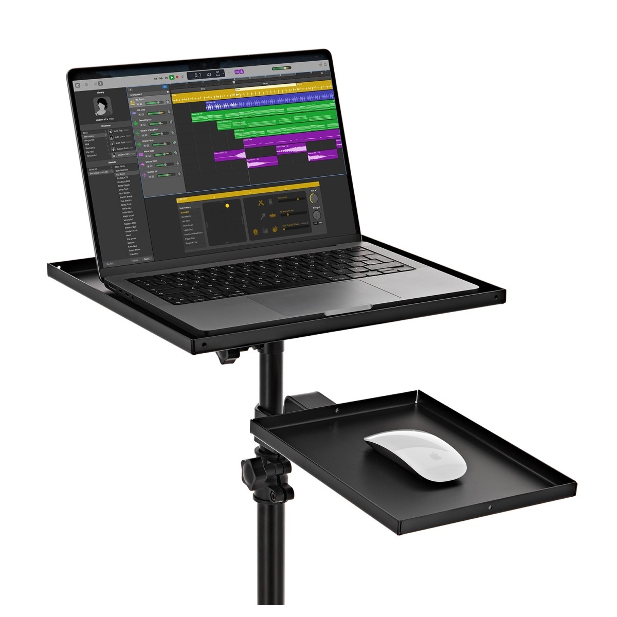 Adjustable Laptop Stand with Mouse Shelf - Image 2