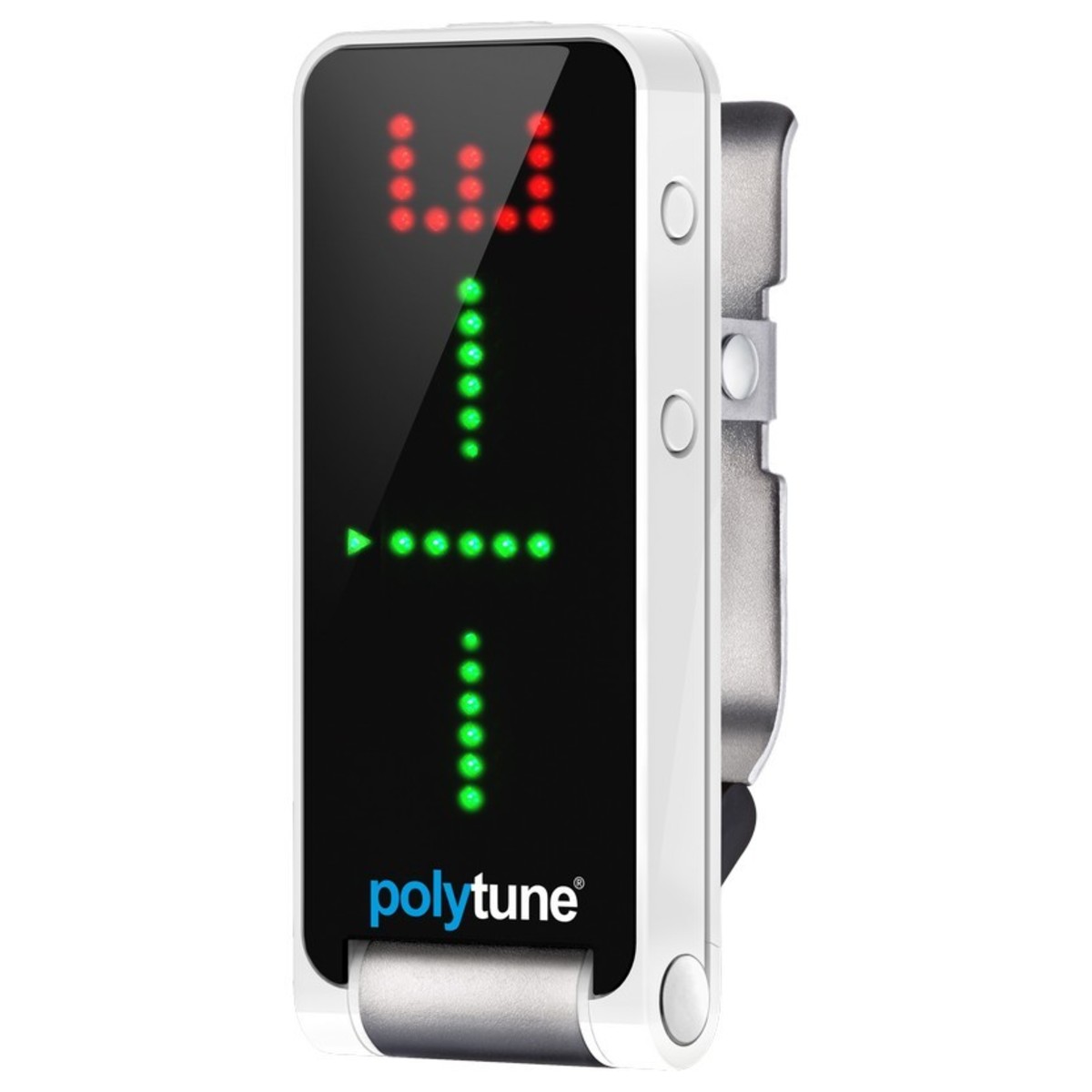 TC Electronic PolyTune Clip Guitar Tuner White - Image 2