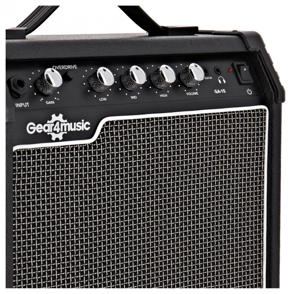 15W Electric Guitar Combo Amplifier by Gear4music