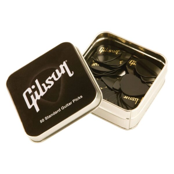 Gibson APRGG50-74XH Guitar Pick Tin 50 Picks Extra Heavy - Image 1