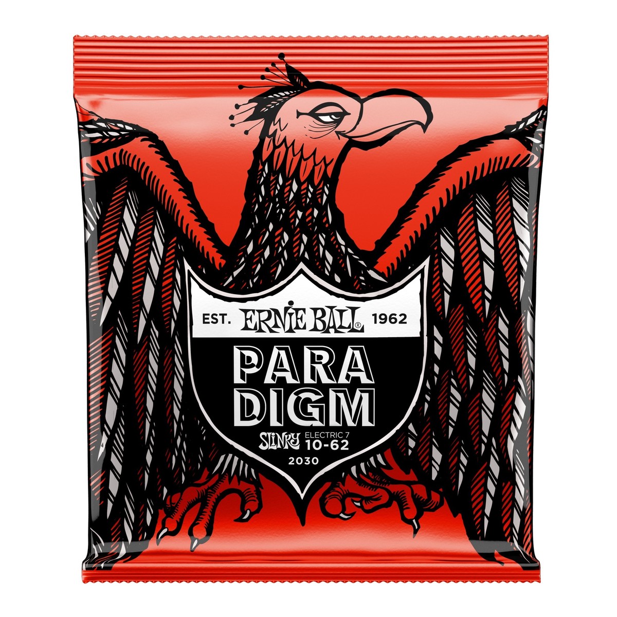 Ernie Ball 2030 Paradigm Skinny Top Heavy Bottom 7-String 10-62 - Image 1