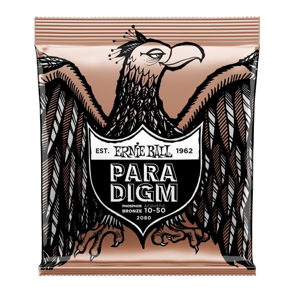Ernie Ball P02080 Paradigm Extra-Light Phosphor Bronze 10-50