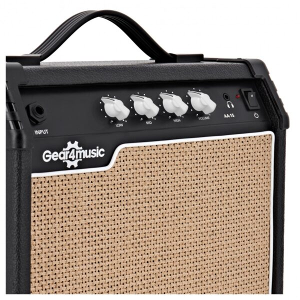 15W Acoustic Guitar Amp by Gear4music