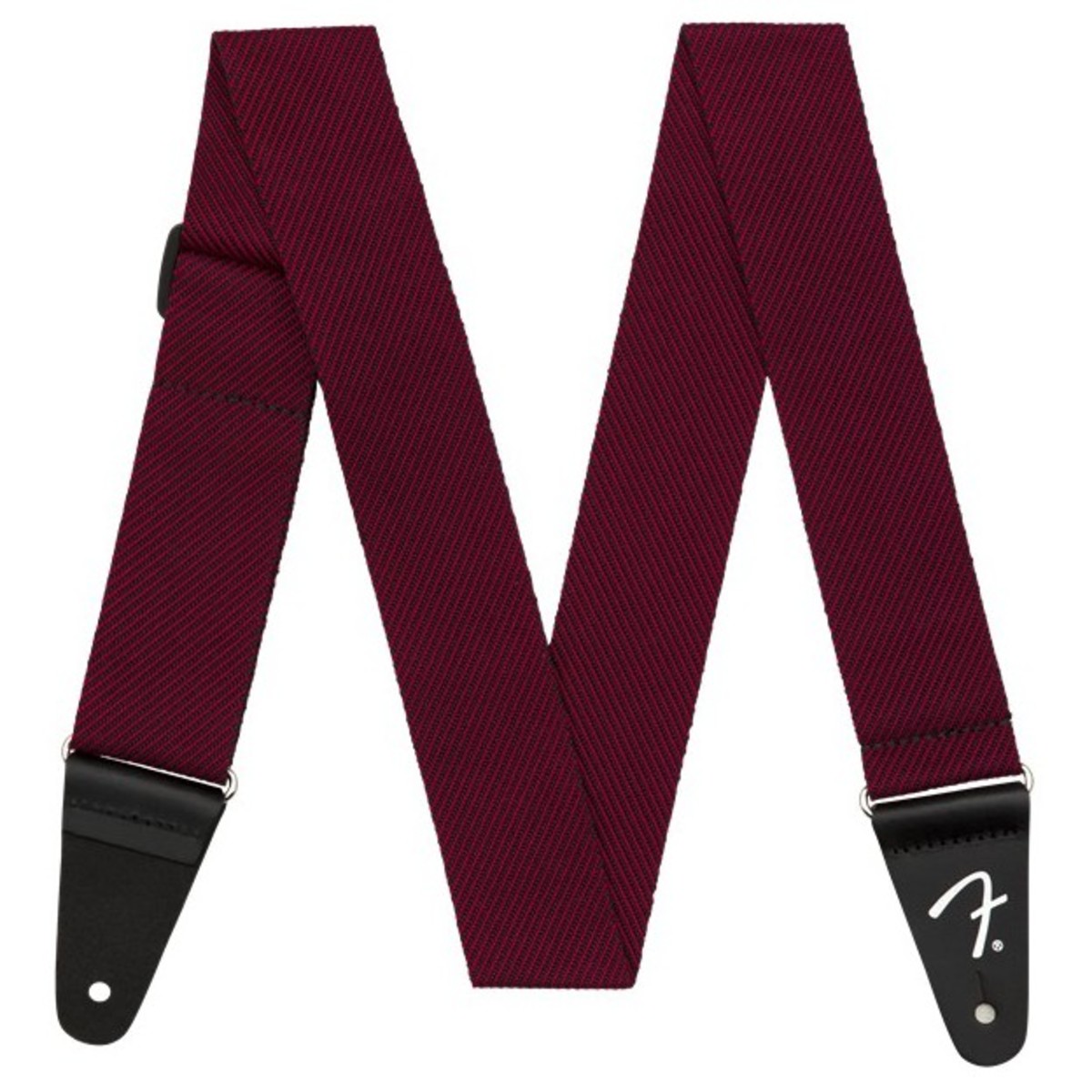 Fender 2" Modern Tweed Strap Black & Red - Image 1