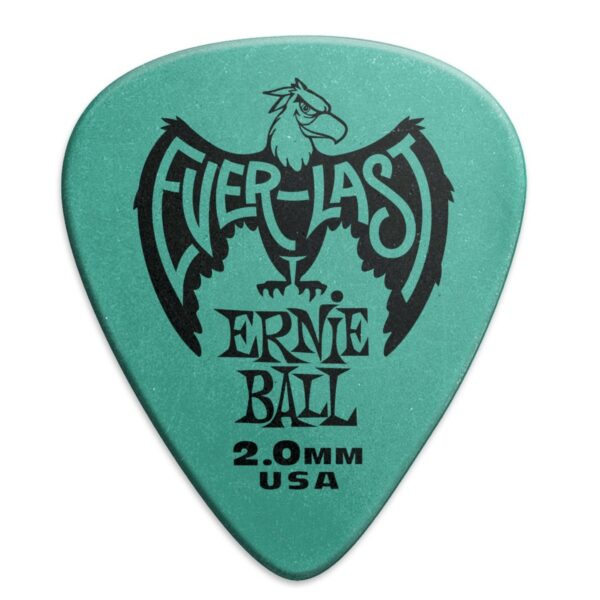 Ernie Ball P09196 Everlast 2.0mm Teal 12 Pack - Image 1