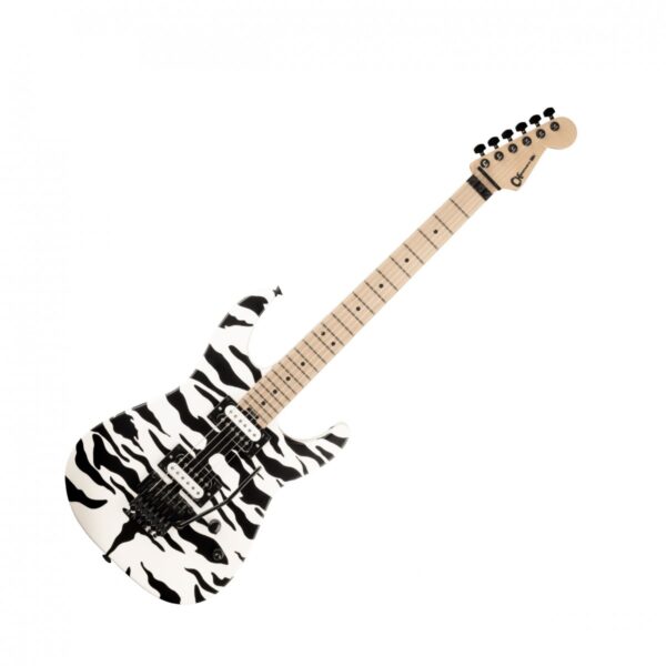 Charvel Satchel Signature Pro-Mod DK22 HH FR M Satin White Bengal - Image 1