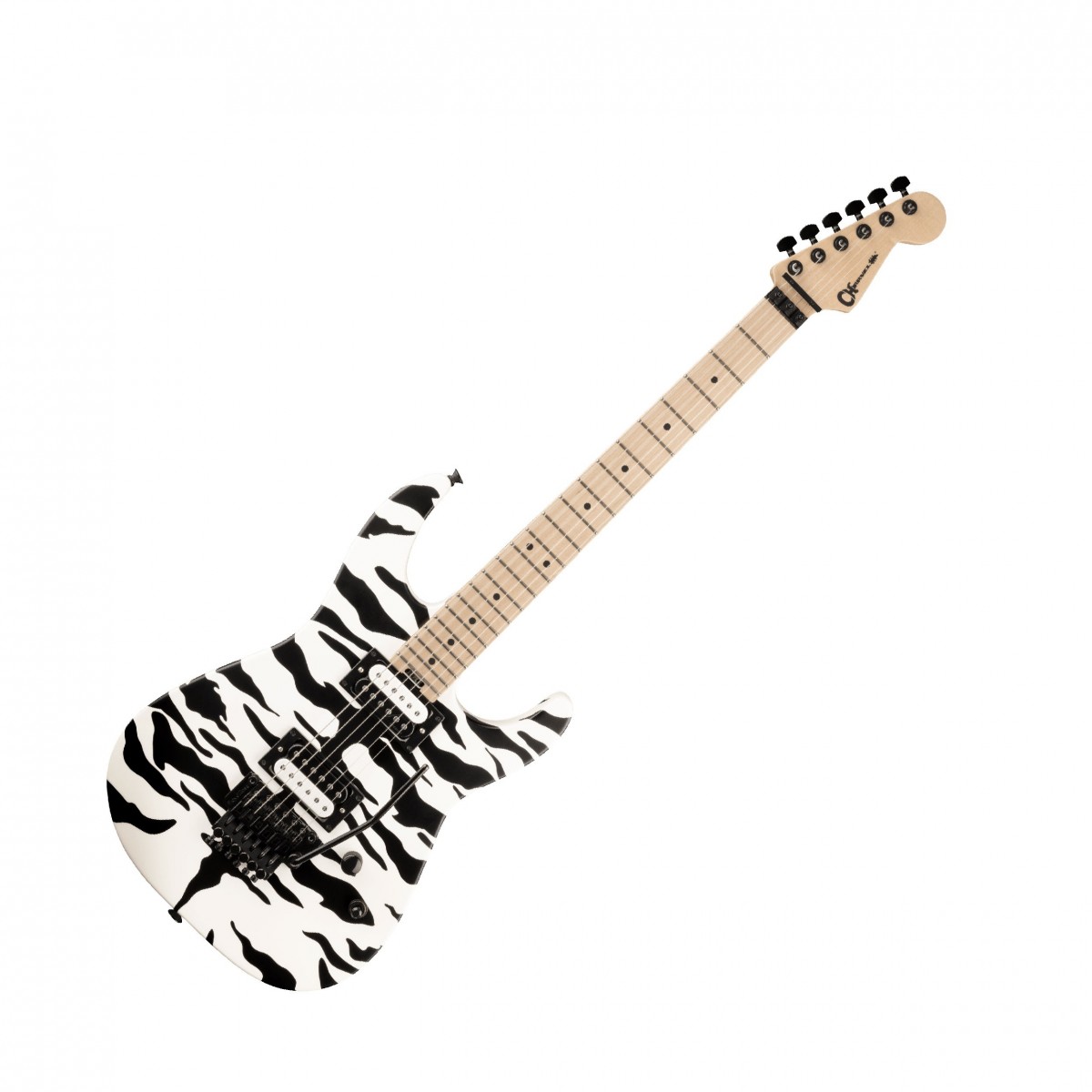 Charvel Satchel Signature Pro-Mod DK22 HH FR M Satin White Bengal - Image 1