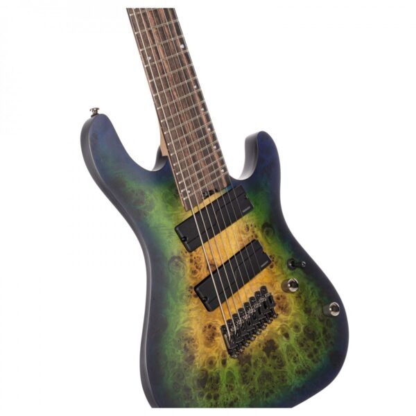 Cort KX508MS-II 8-String Multi-Scale Marina Blue Burst - Image 2