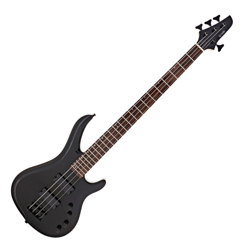 G4M 878 Bass Guitar All Black & Eden Orbiter 8 Combo Amp