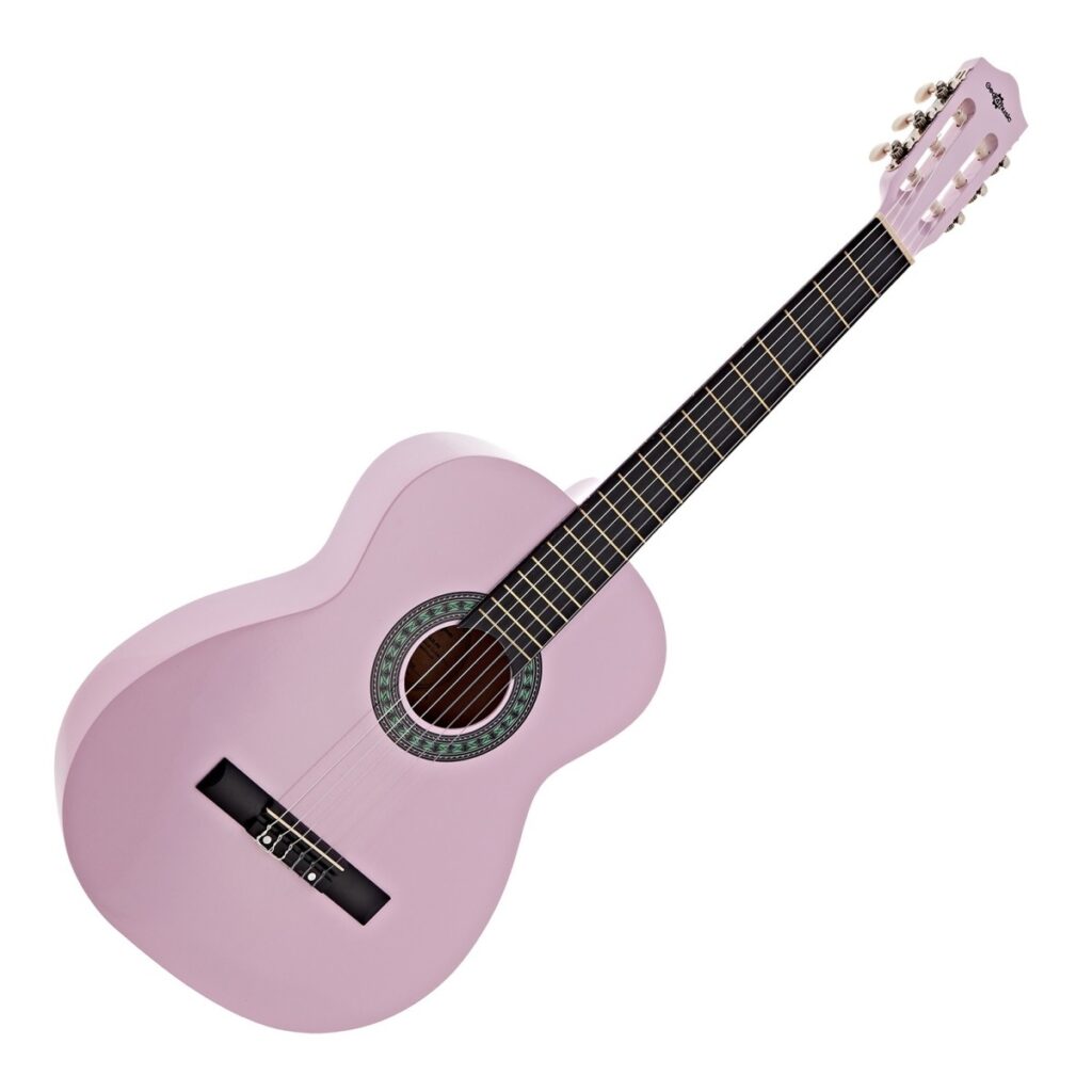 Classical Guitar by Gear4music Pink