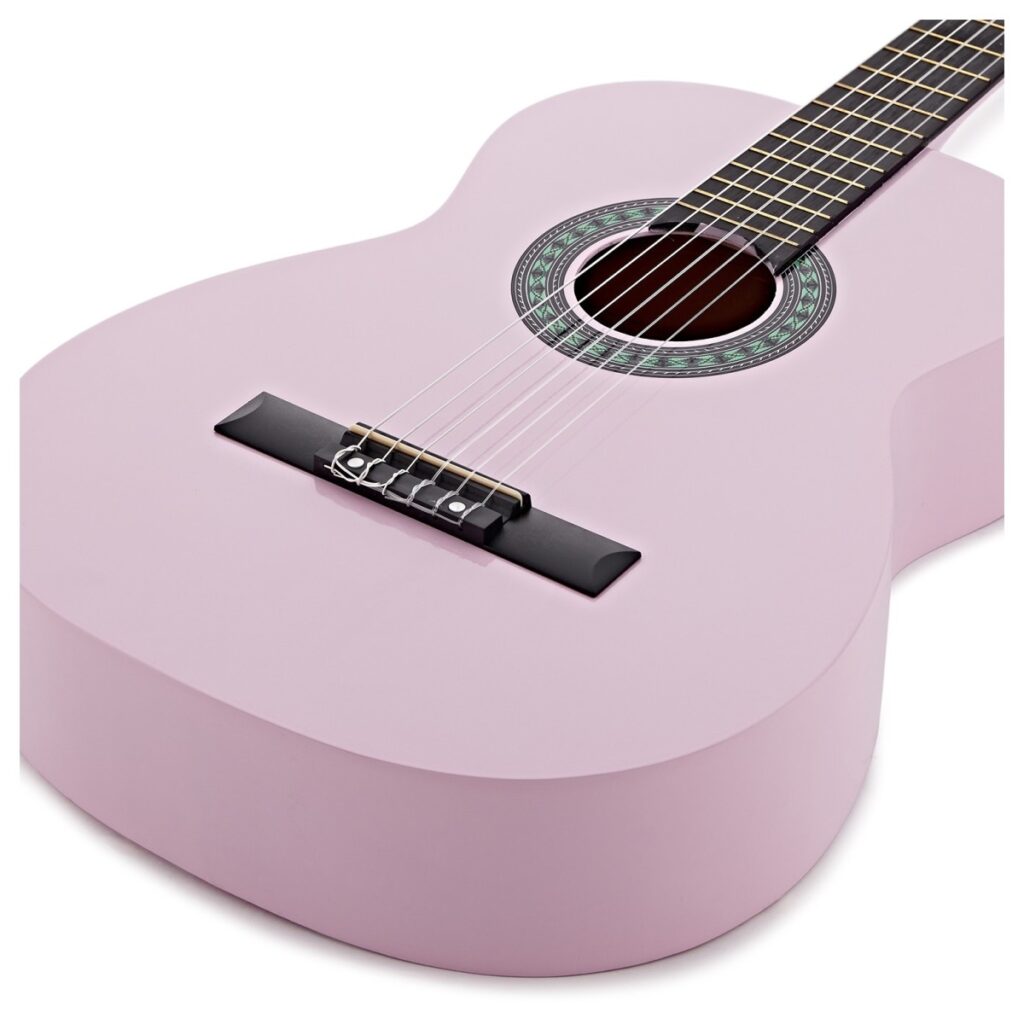 Classical Guitar by Gear4music Pink