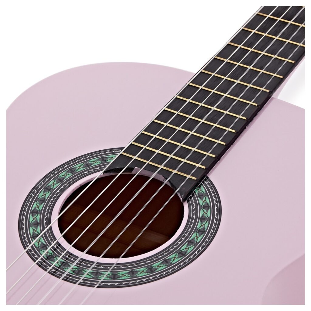 Classical Guitar by Gear4music Pink