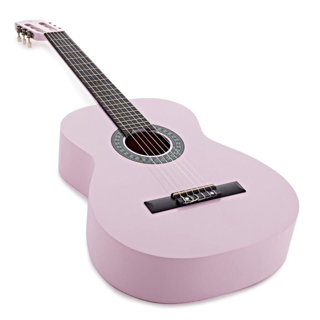 Classical Guitar by Gear4music Pink