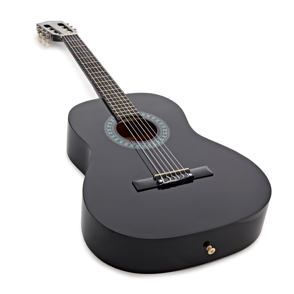 3/4 Classical Guitar Black by Gear4music