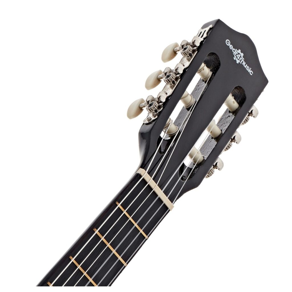 3/4 Classical Guitar Black by Gear4music