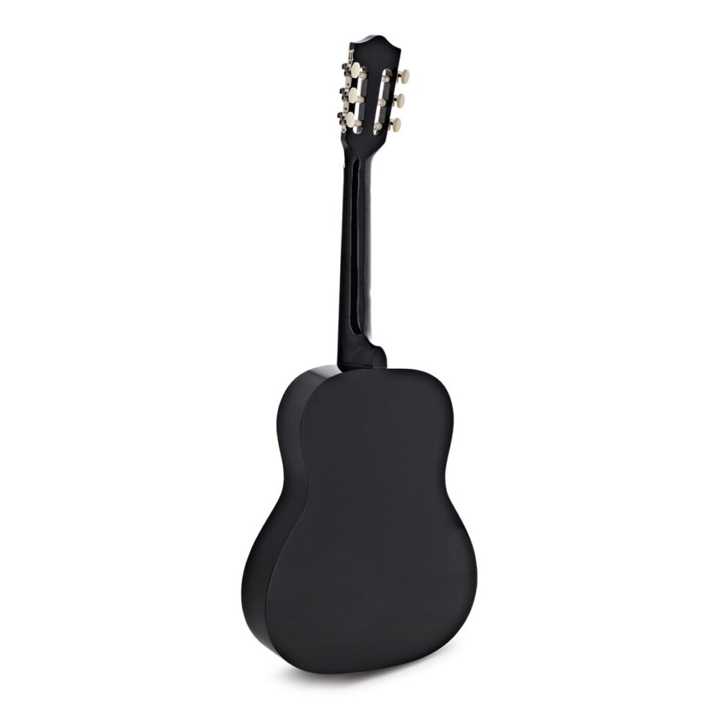 3/4 Classical Guitar Black by Gear4music