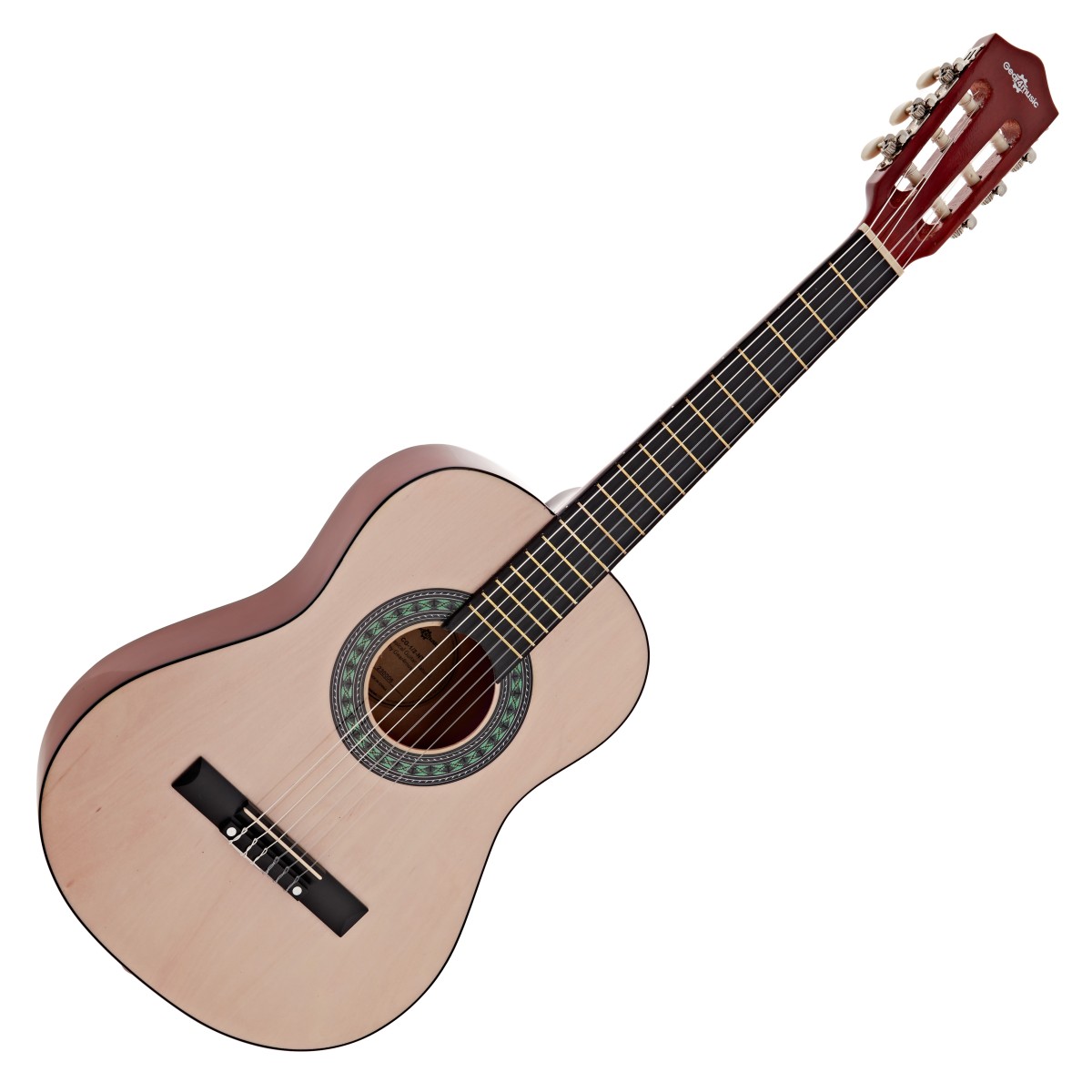 Junior 1/2 Classical Guitar by Gear4music Natural