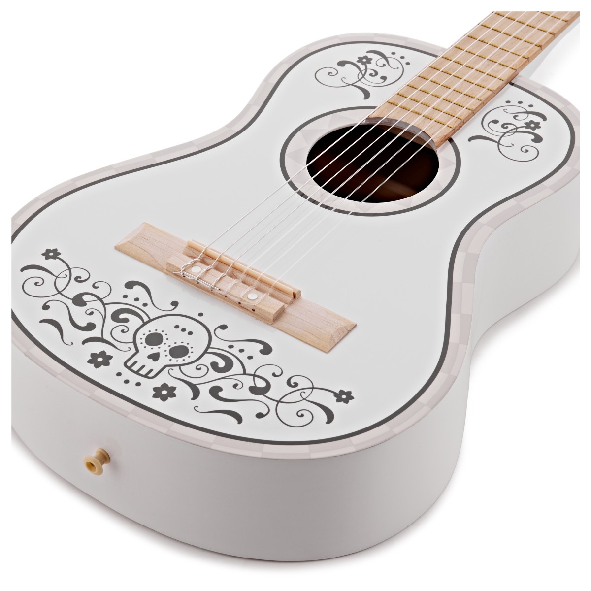 Junior 1/2 Classical Guitar by Gear4music Day of the Dead