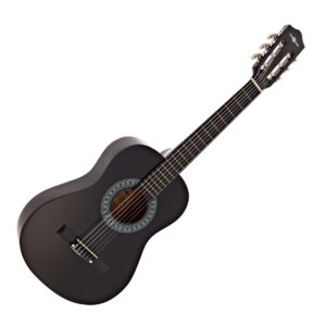 Junior 1/2 Classical Guitar by Gear4music Black