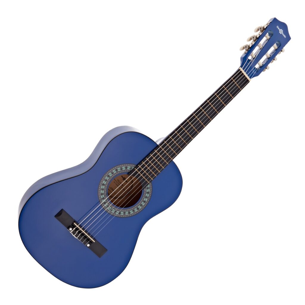 Junior 1/2 Classical Guitar by Gear4music Dark Blue
