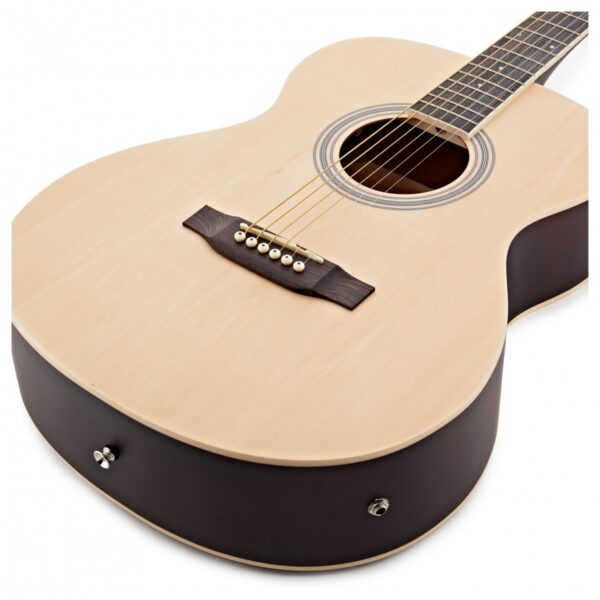 Student Electro Acoustic Guitar Natural 15W Acoustic Amp & Accessory Pack