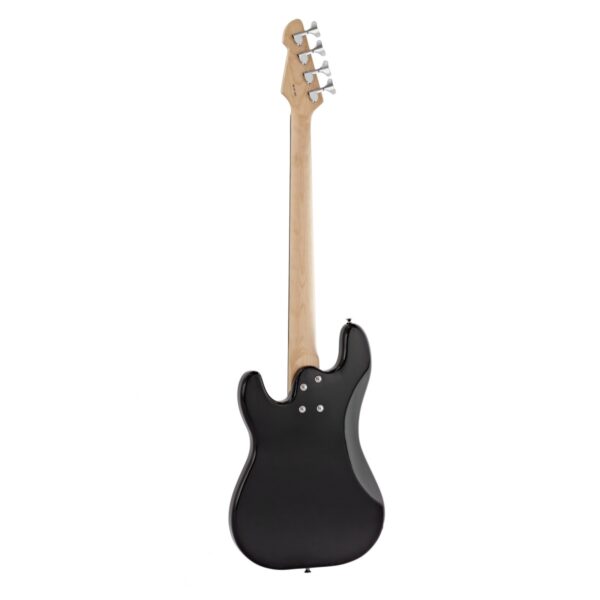 LA Bass Guitar Black 15W Bass Amp Pack