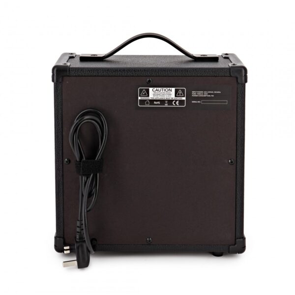 3/4 LA Bass Guitar Blue 15W Bass Amp Pack