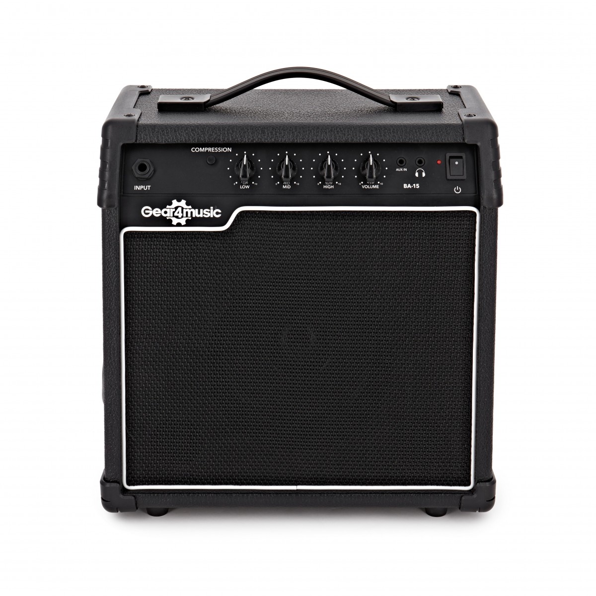 LA Bass Guitar Pink 15W Bass Amp Pack