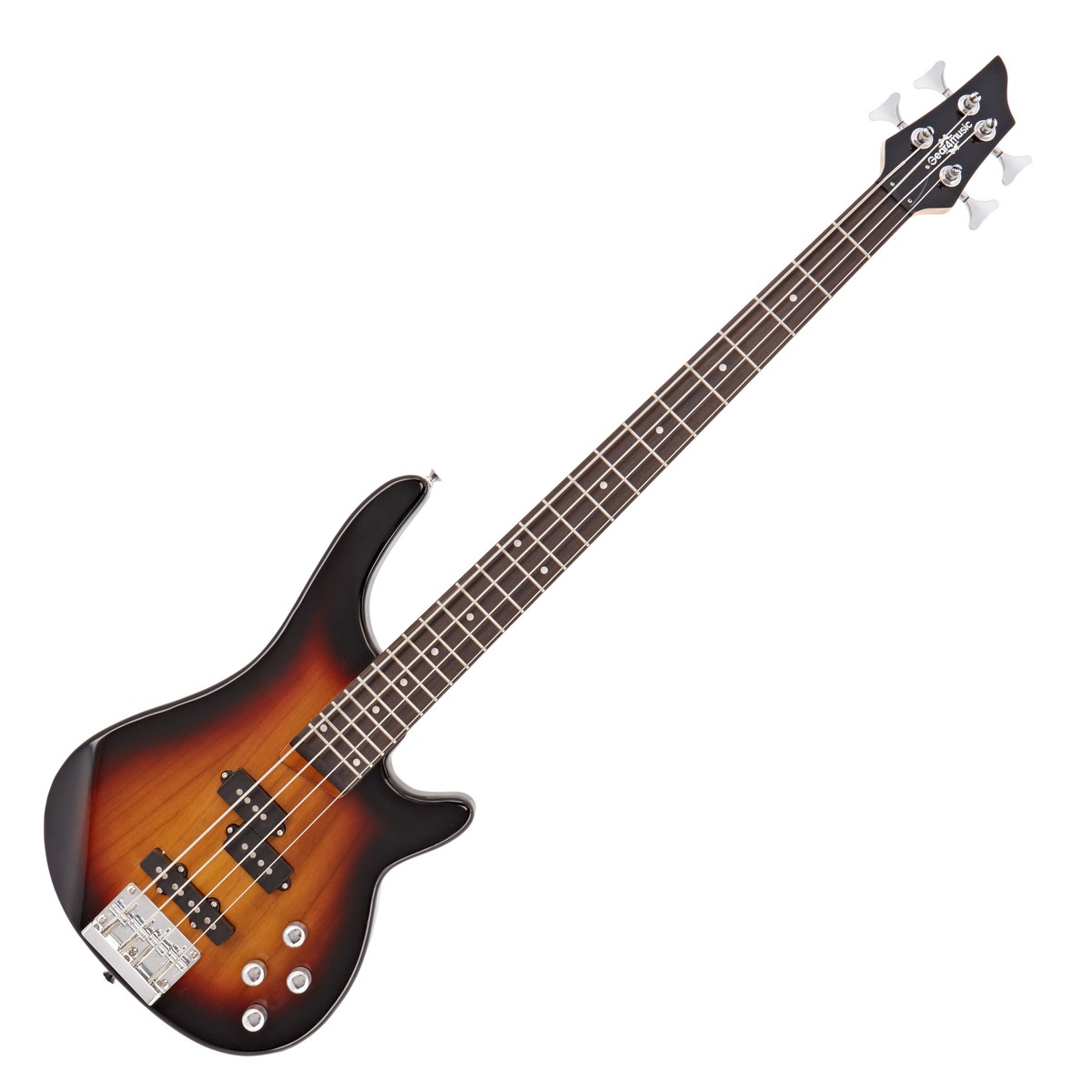 Chicago Bass Guitar Sunburst 15W Bass Amp & Accessory Pack