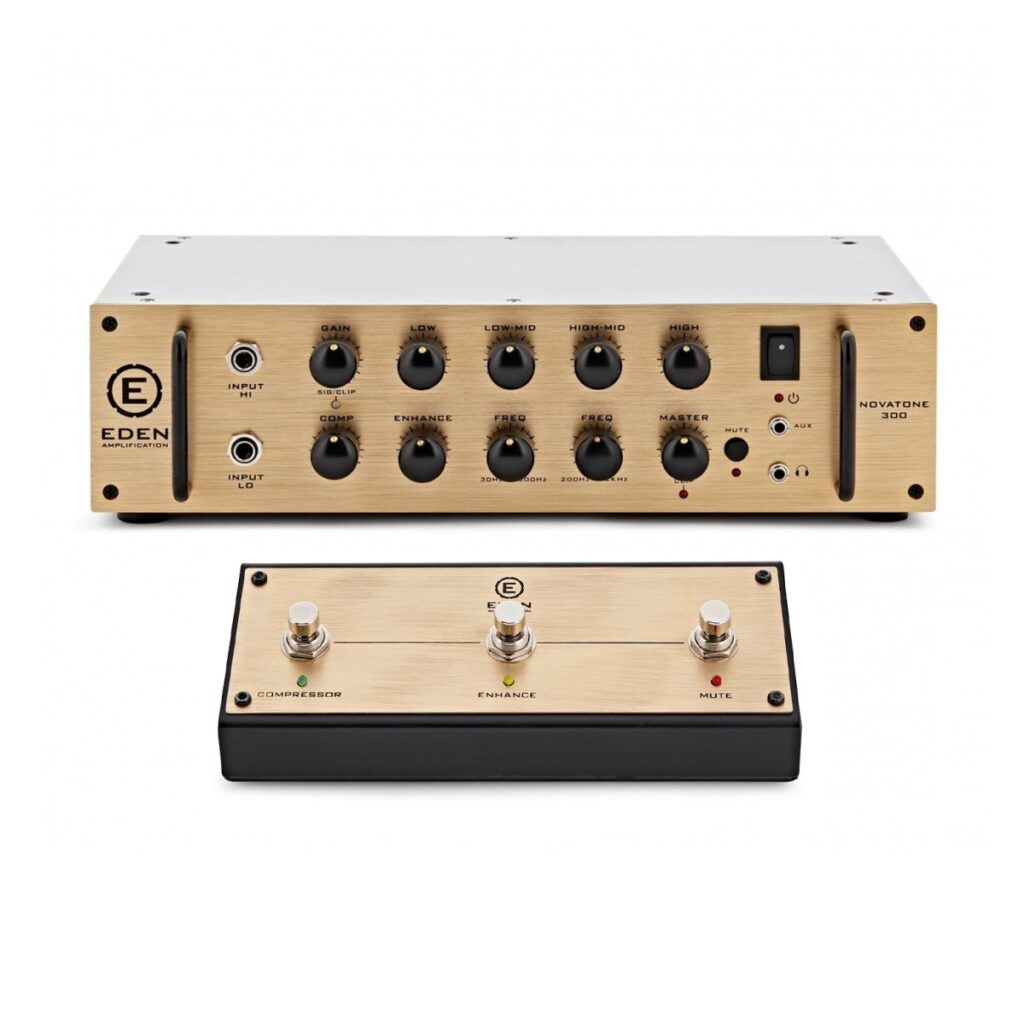 Eden NovaTone 300 Bass Amplifier Head with Footswitch