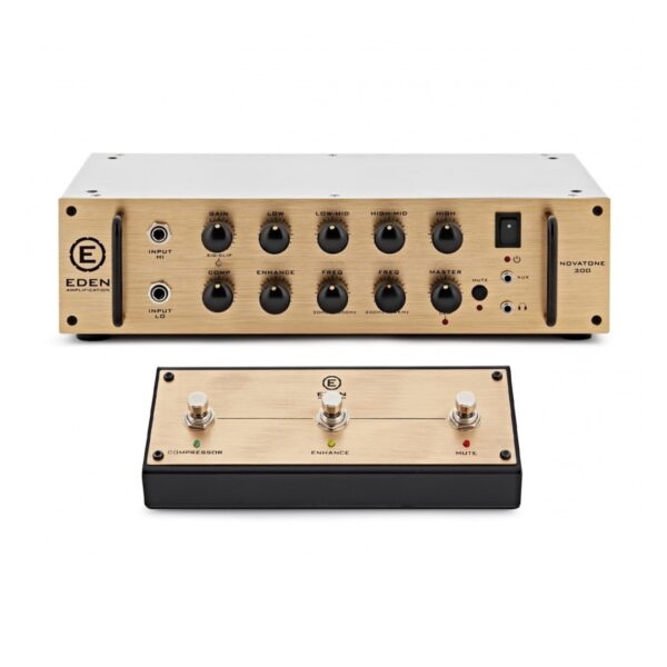 Eden NovaTone 300 Bass Amplifier Head with Footswitch