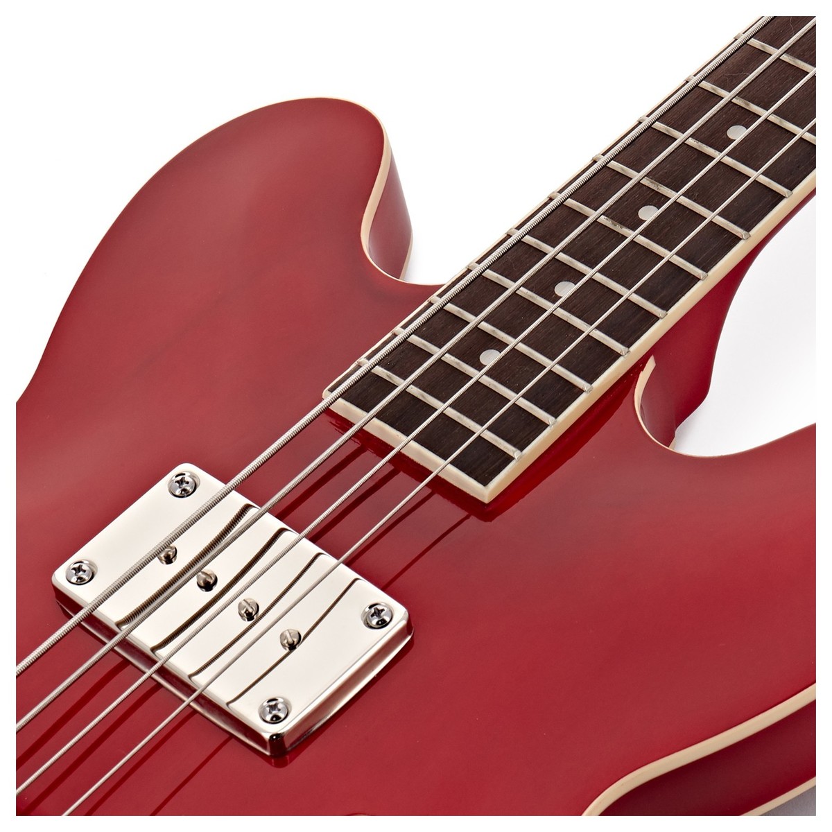 San Francisco Semi Acoustic Bass Wine Red 15W Bass Amp Pack