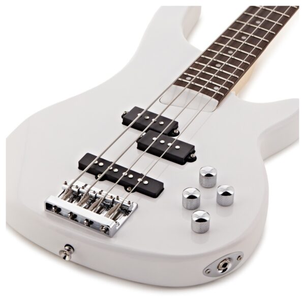 Chicago Bass Guitar White 15W Bass Amp & Accessory Pack