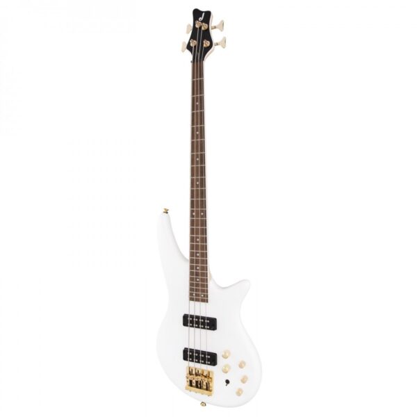 Jackson JS Series Spectra Bass JS3 Snow White Gold