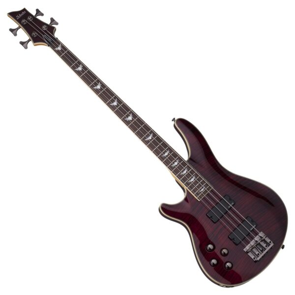 Schecter Omen Extreme-4 Left Handed Bass Black Cherry
