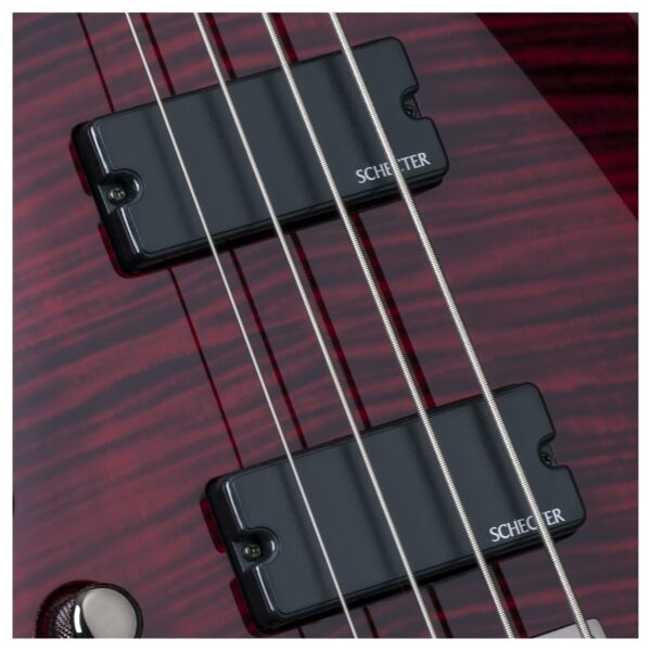 Schecter Omen Extreme-4 Left Handed Bass Black Cherry