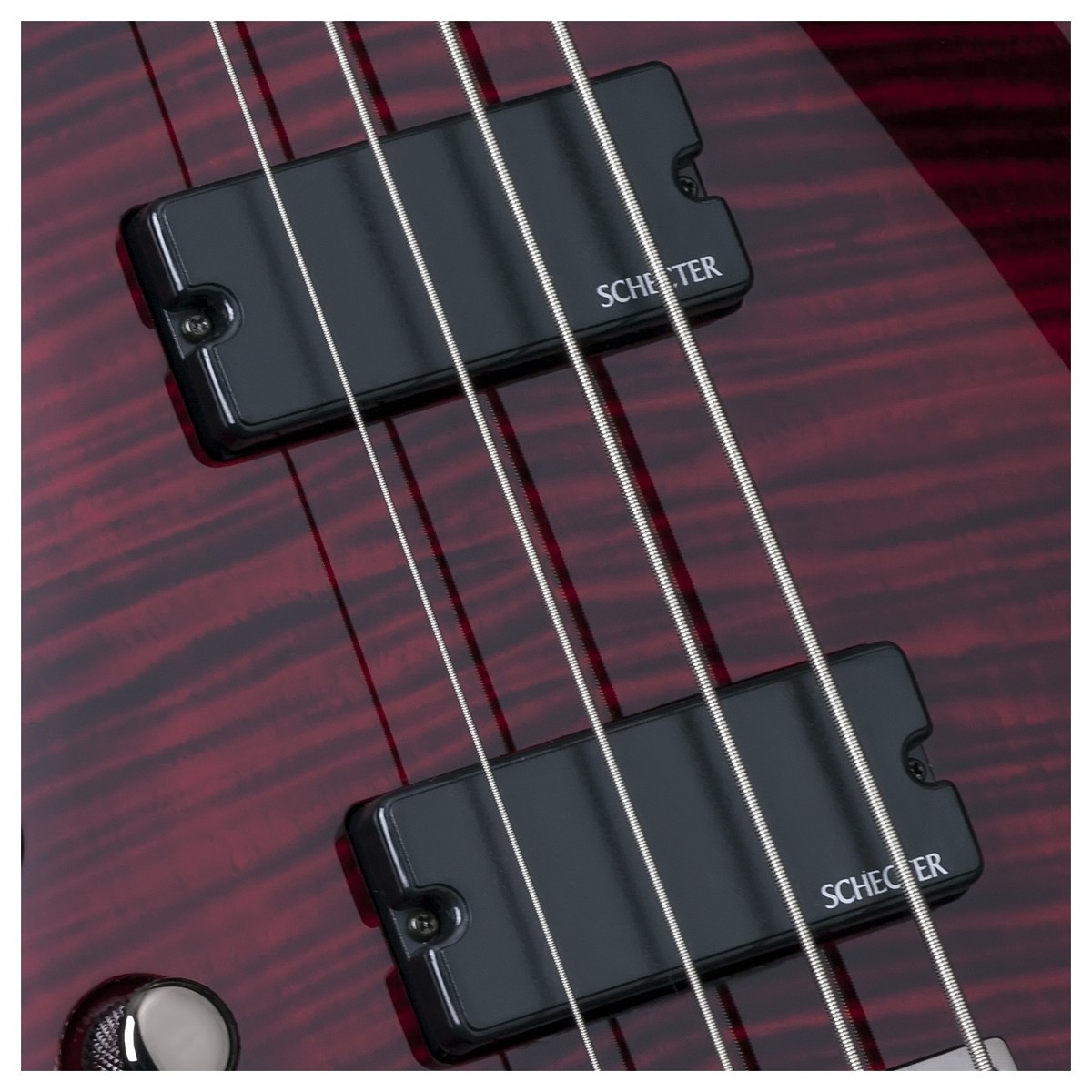 Schecter Omen Extreme-4 Left Handed Bass Black Cherry