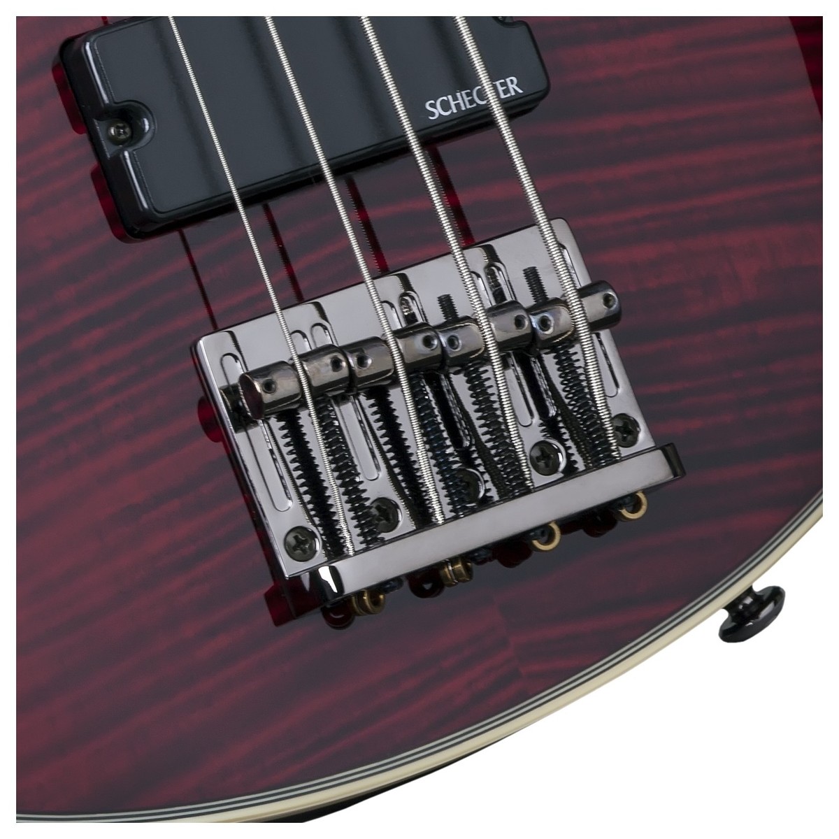Schecter Omen Extreme-4 Left Handed Bass Black Cherry