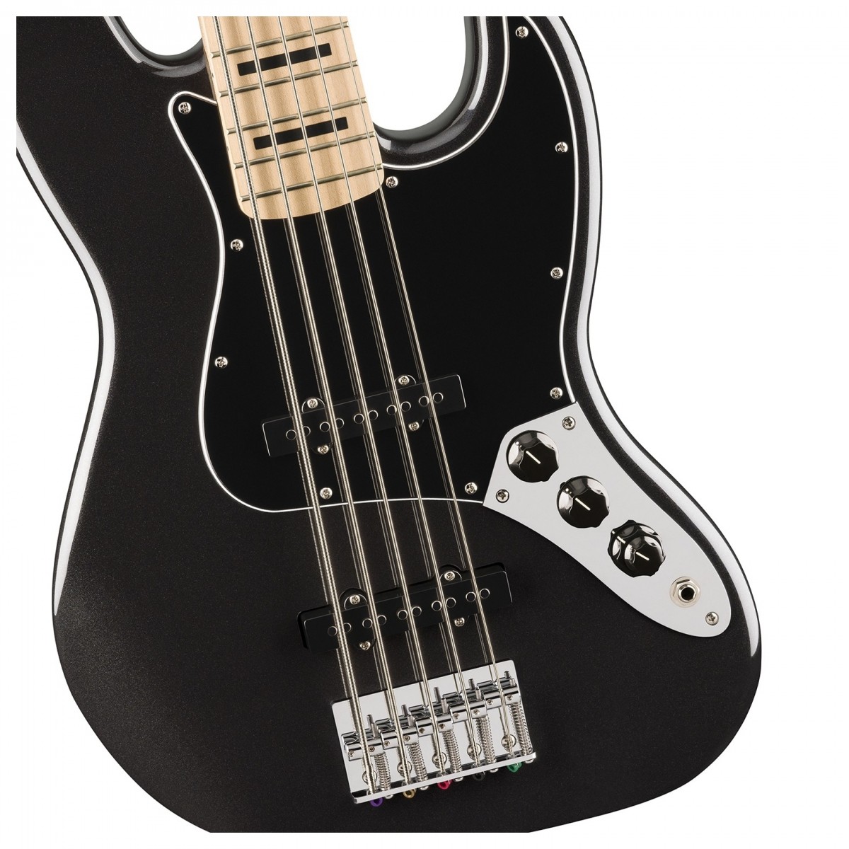 Squier Affinity Series Active Jazz Bass V Black Metallic