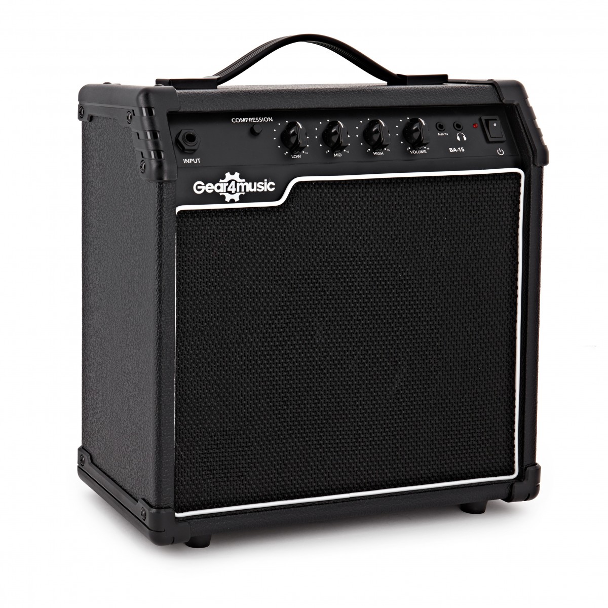 15W Bass Combo Amplifier by Gear4music
